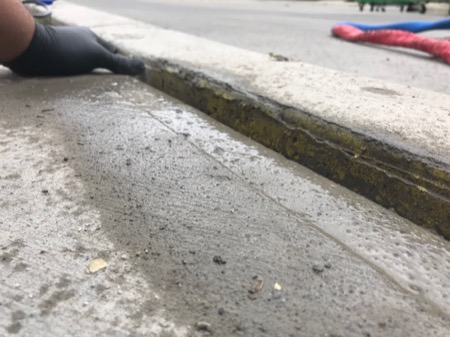 Uneven concrete in Okotoks?